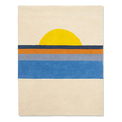 Bleuu-studio - Sunset Teppich | Blau