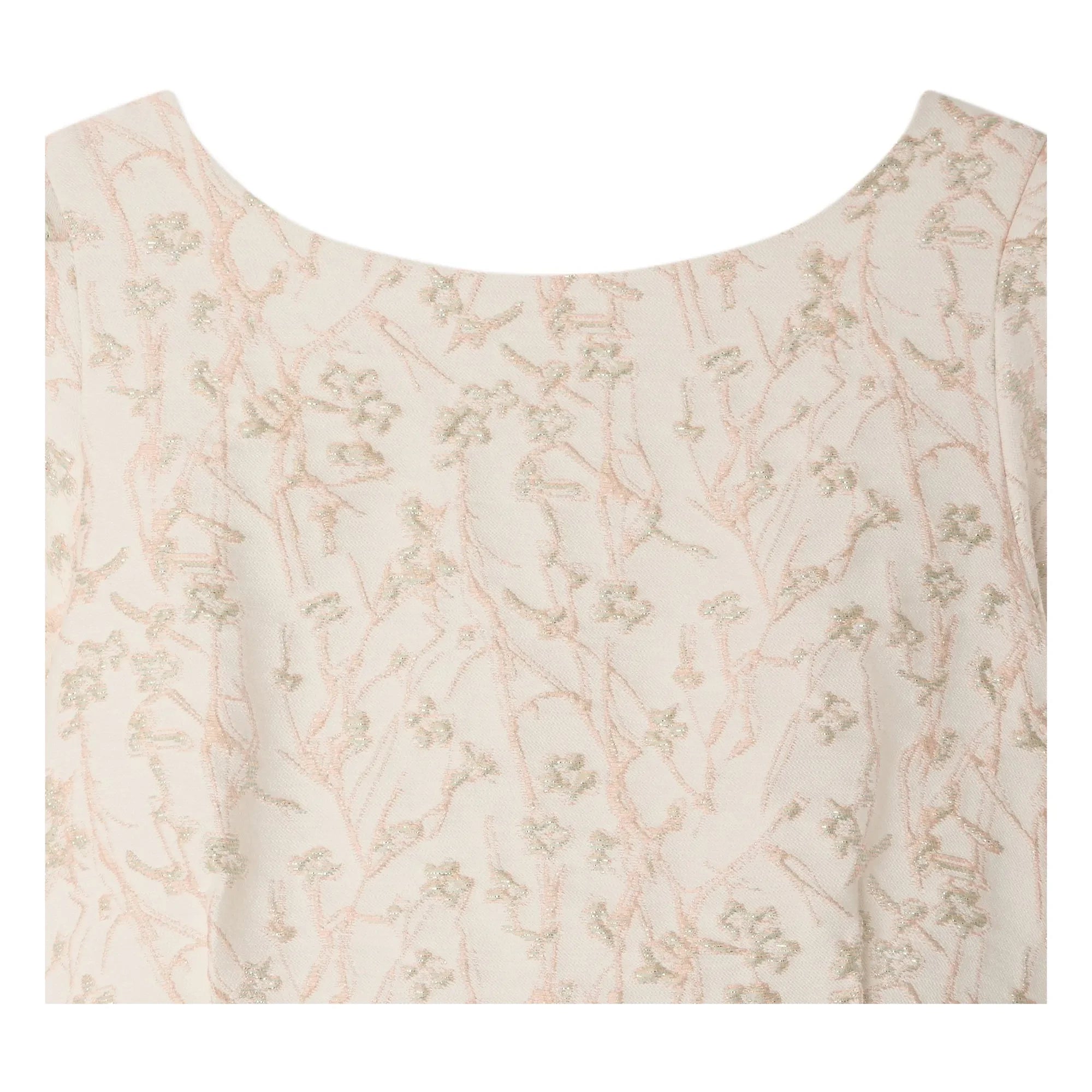 Bonpoint - Lilibet Fleurie Besticktes Kleid | Ecru