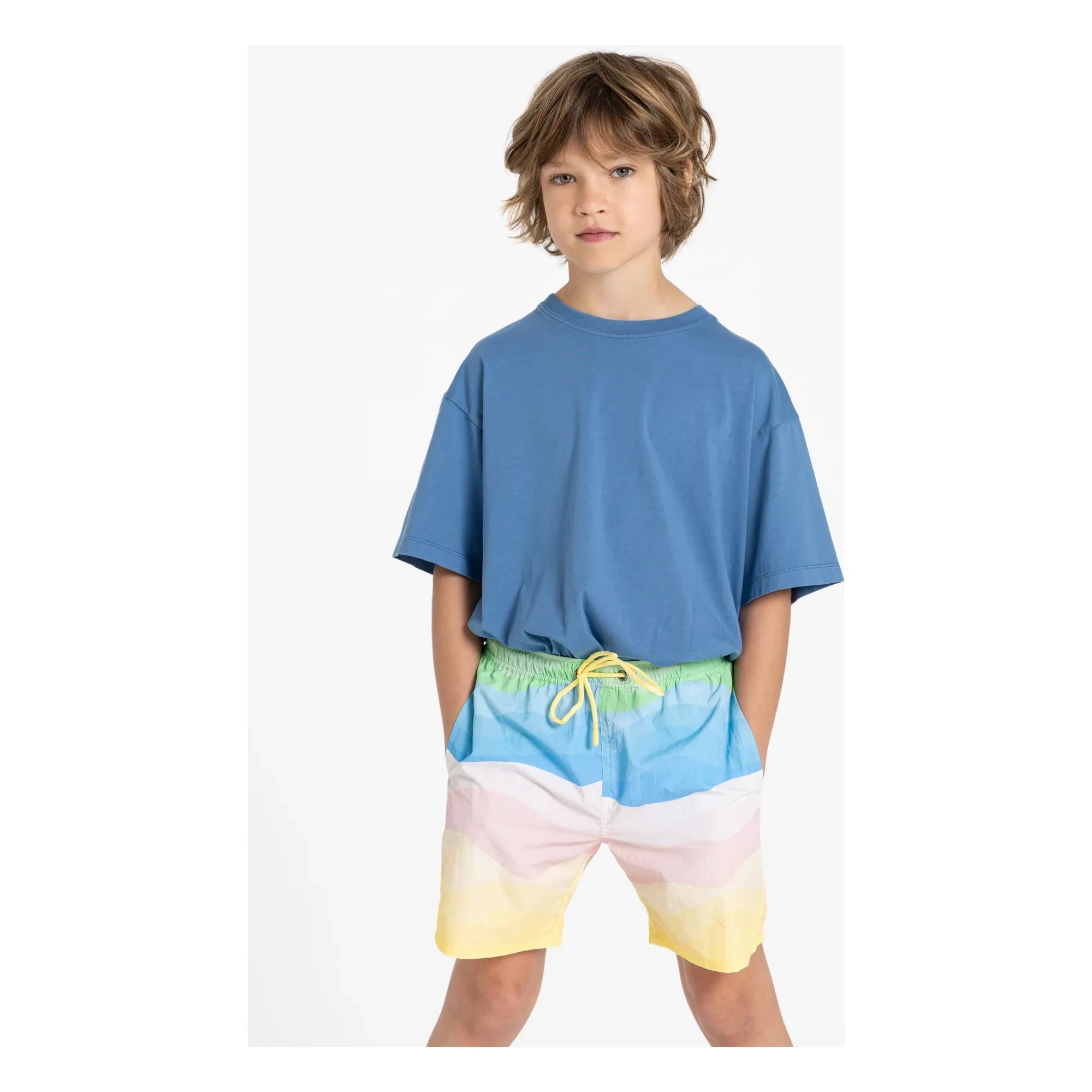 Smallable Kid - Nils Bio-Baumwoll-T-Shirt | Königsblau