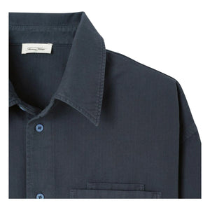 American Vintage - Abotown Hemd | Blau schwarz