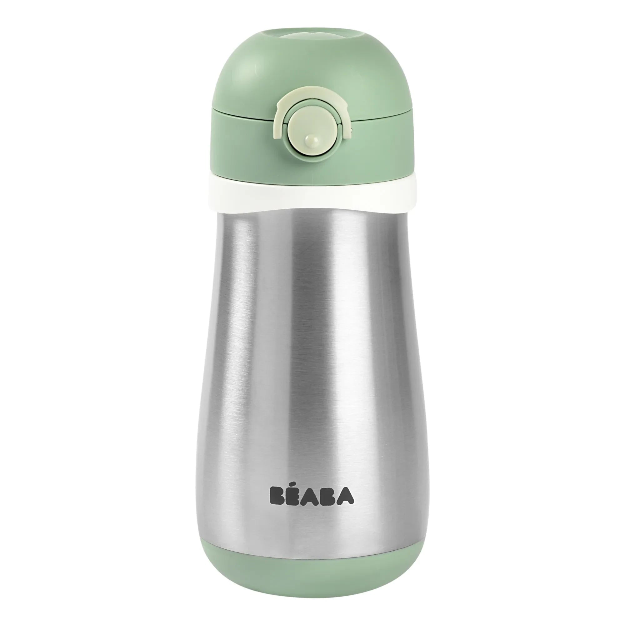 Béaba - Edelstahl Trinkflasche - 350 ml | Salbei