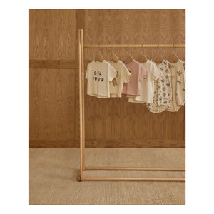 Rylee + Cru - Quadratisch geschnittenes Schleifen-T-Shirt | Ecru
