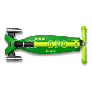 Micro - Maxi Faltbarer Neon LED Scooter | Grün