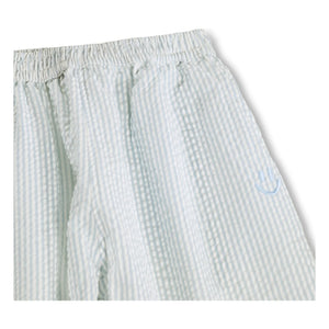 Molo - Sois Gestreifte Bio-Baumwollhose | Hellblau