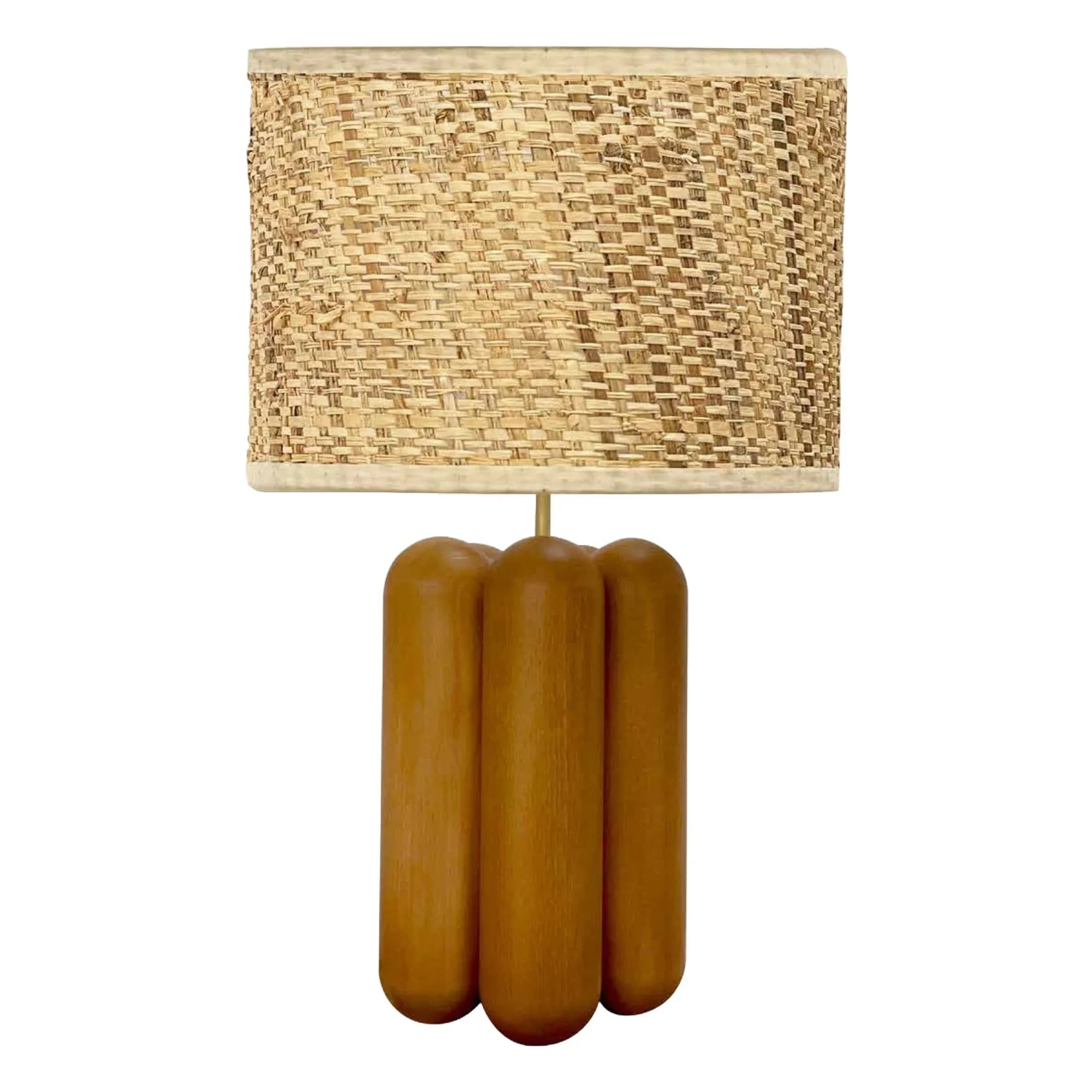 Cosin - Tischlampe Charlotte mit Bastschirm | Natur