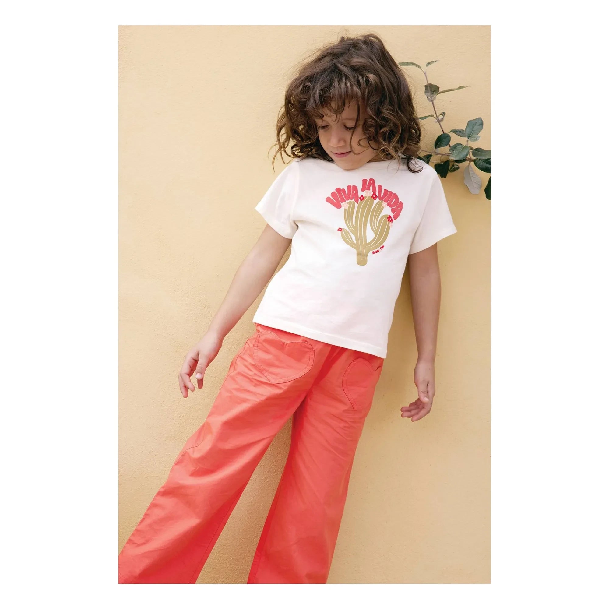 Bonton - Tubo Viva Kaktus T-Shirt | Ecru