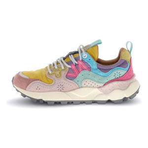 Flower Mountain - Yamano 3 Wildleder und Nylon Sneaker | Senf