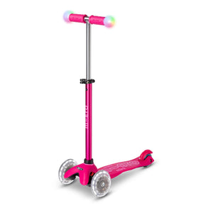 Micro - Mini 3'ü 1 Arada LED scooter | Ahududu Kırmızısı