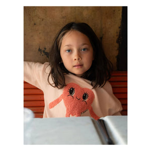 Mini Rodini - Sweat Heart Bio-Baumwolle | Hellrosa