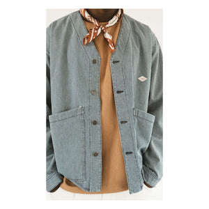 Wooden Store - Cardigan Giacca Loco | Grau-Blau