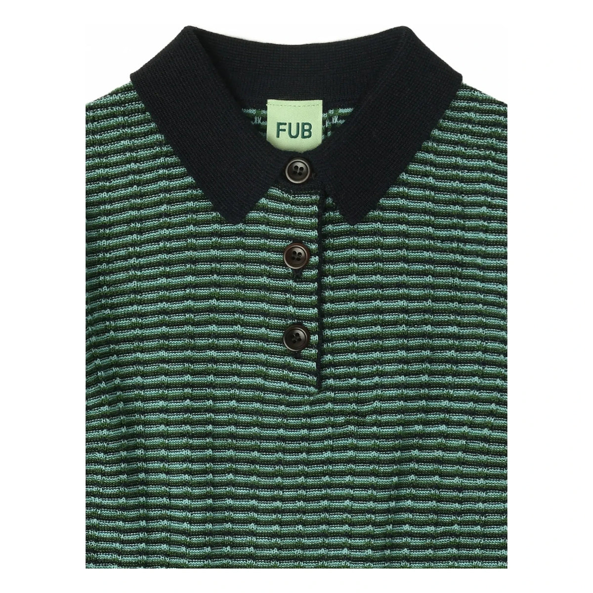 FUB - Poloshirt aus Merinowolle | Grün