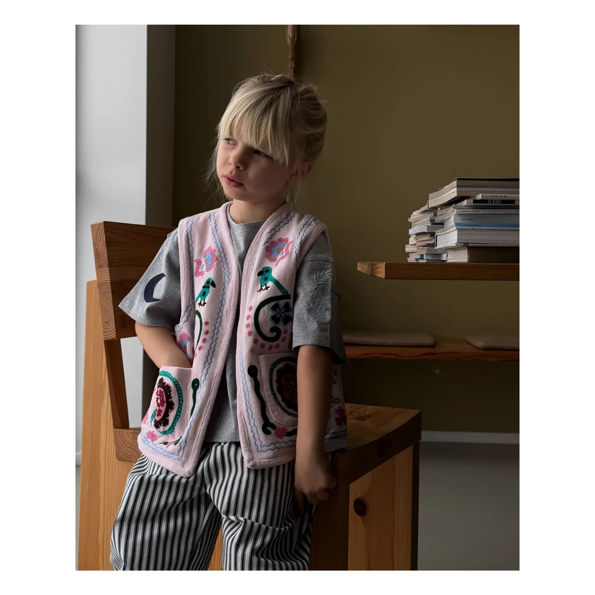 SISSEL EDELBO - Caia Ärmellose Weste - Kinderkollektion | Pink