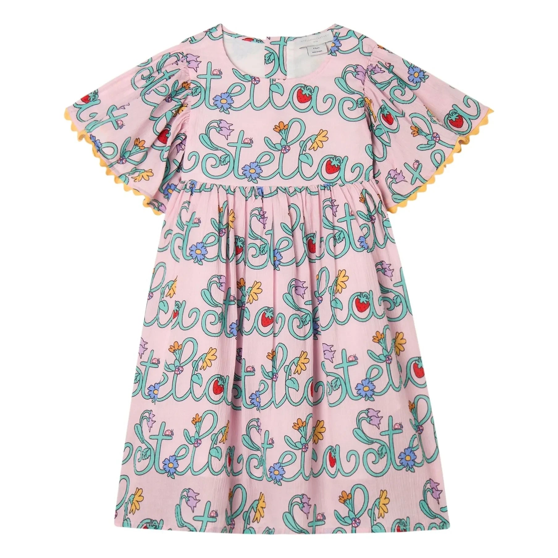 Stella McCartney Kids - Stella Kleid aus Bio-Baumwolle | Rosa