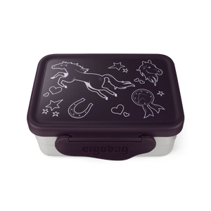 Ergobag - Edelstahl-Bento-Box Lila