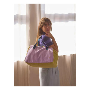 Das Tüpfelchen auf dem i – Tricolo Wochenendtasche | Lila