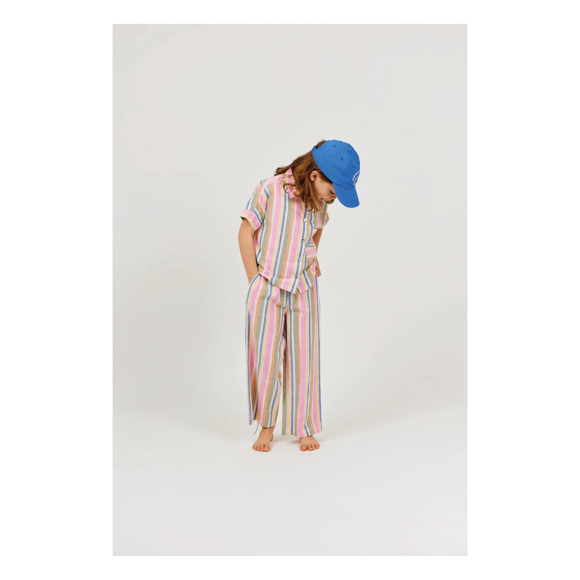 Arsène et Les Pipelettes - Gestreifte Voile-Hose | Pink