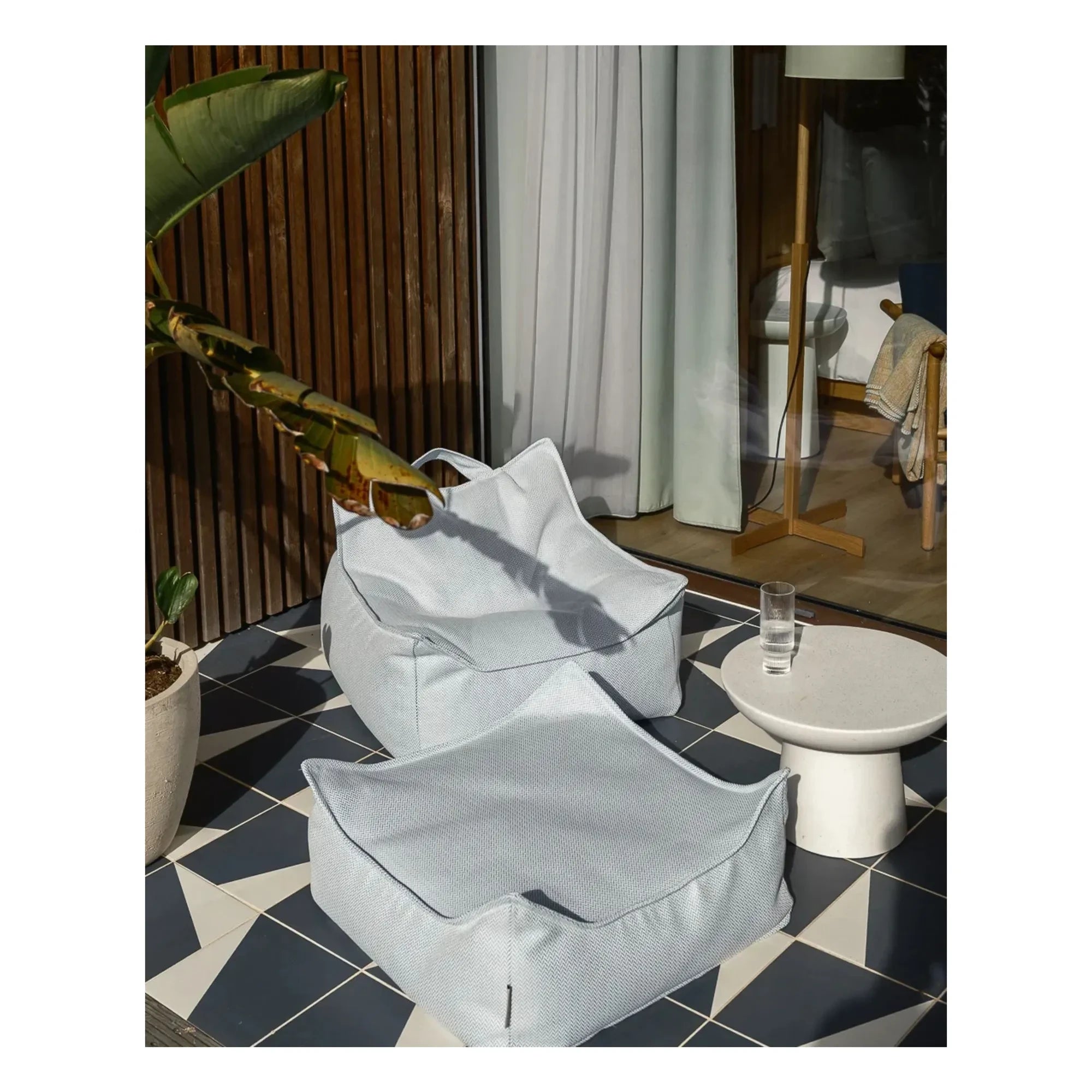 Wigiwama - Outdoor-Pouf | Hellblau