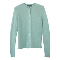 THEAVANT - Saint Etienne Gerippte Strickjacke | Wassergruen