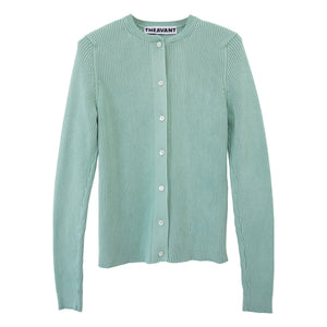 THEAVANT - Saint Etienne Gerippte Strickjacke | Wassergruen