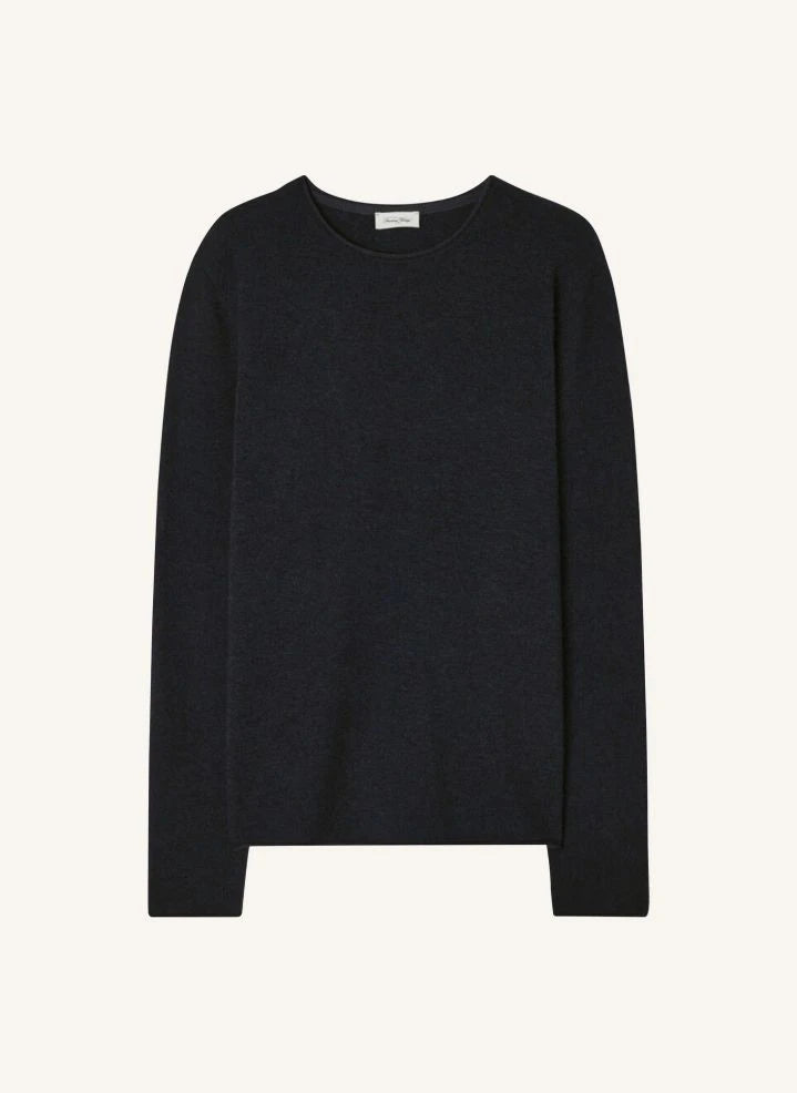 American Vintage - Ducksbay Wolle und Kaschmir Pullover | Dunkelblau