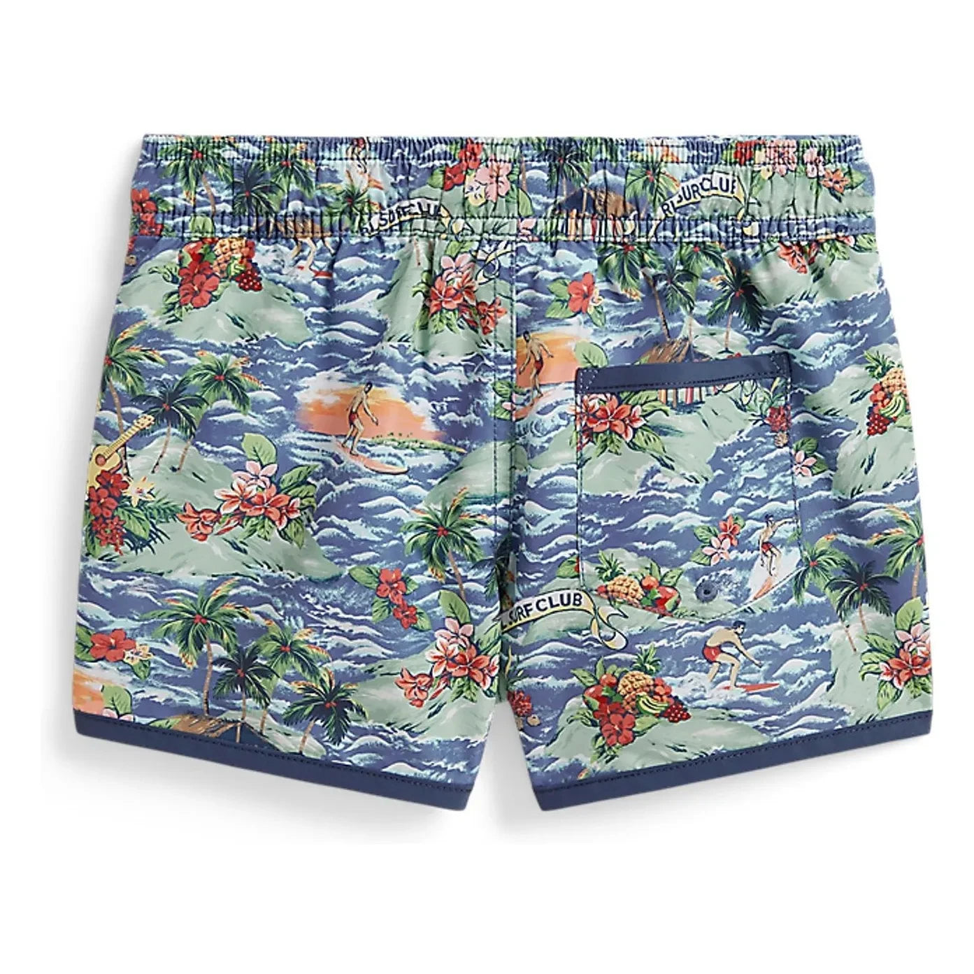 Ralph Lauren – Badeshorts aus recycelten Fasern | Blau