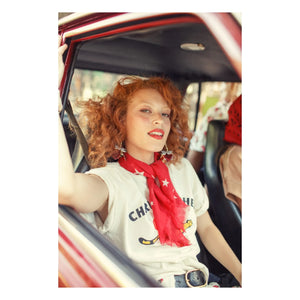 Sisters Department – Marta Leinen- und Baumwoll-T-Shirt | Ecru