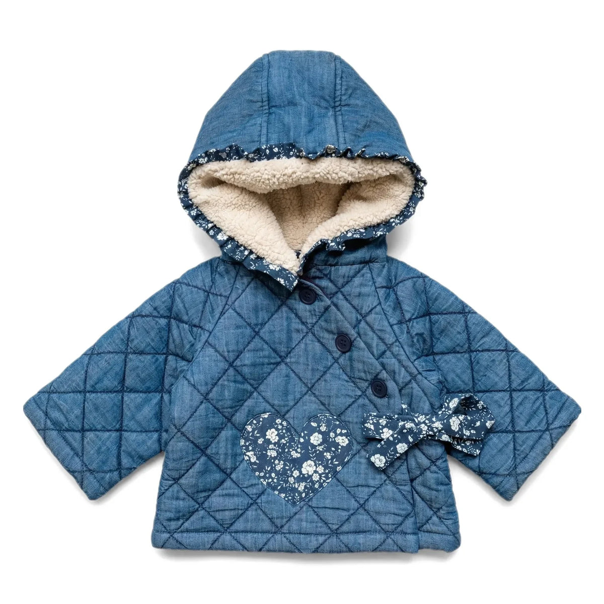 Louis Louise - Cardi Denim Mantel | Hellblau