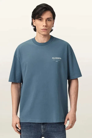 AllSaints Herren Baumwoll Oversize T-Shirt