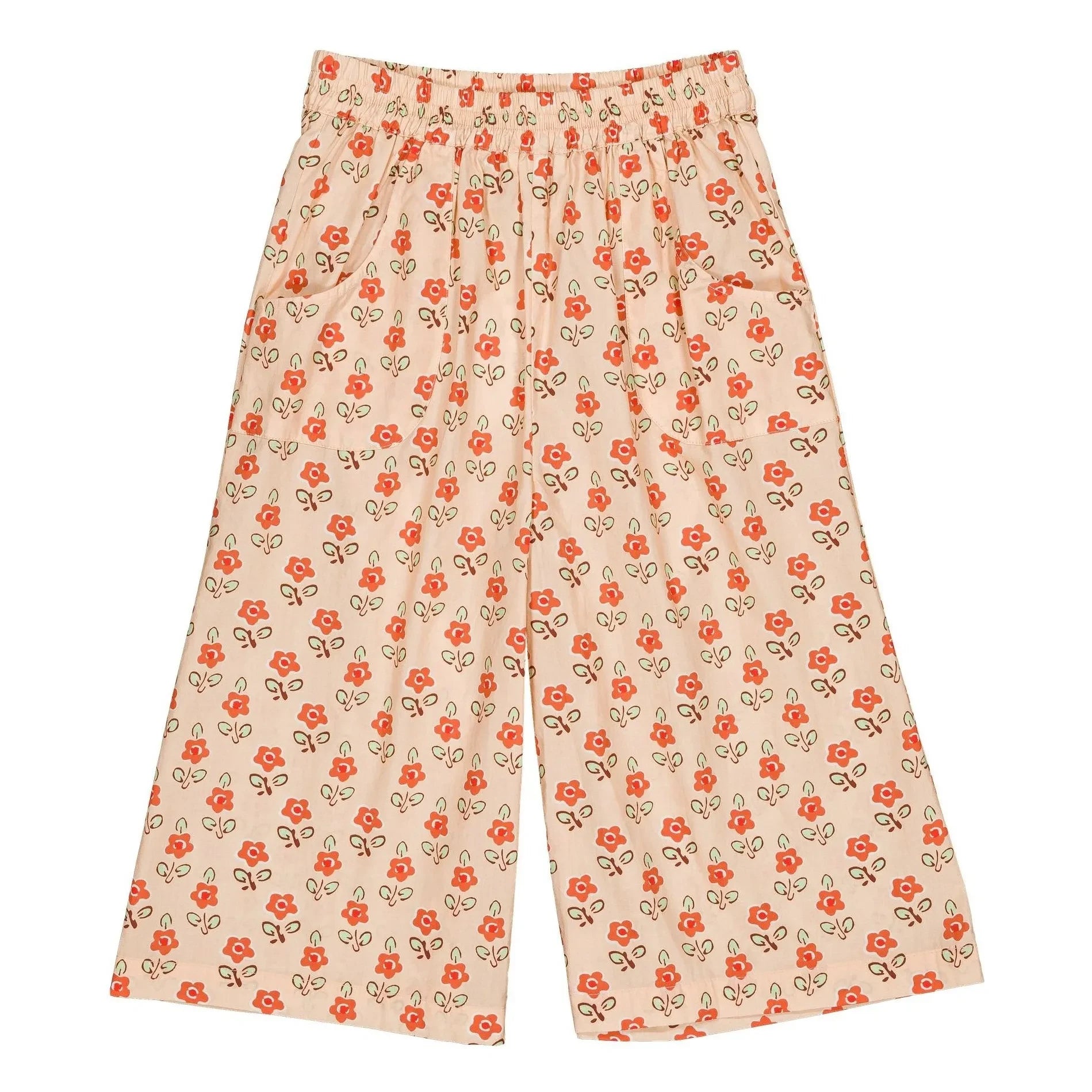 Hello Simone - Flowery Bindweed Culotte-Rock | Aprikose