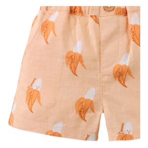Gingersnaps - Thomas Bananen-Leinenshorts | Orange