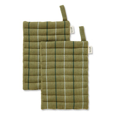 Ferm Living – Ito Topflappen – 2er-Set | Grün