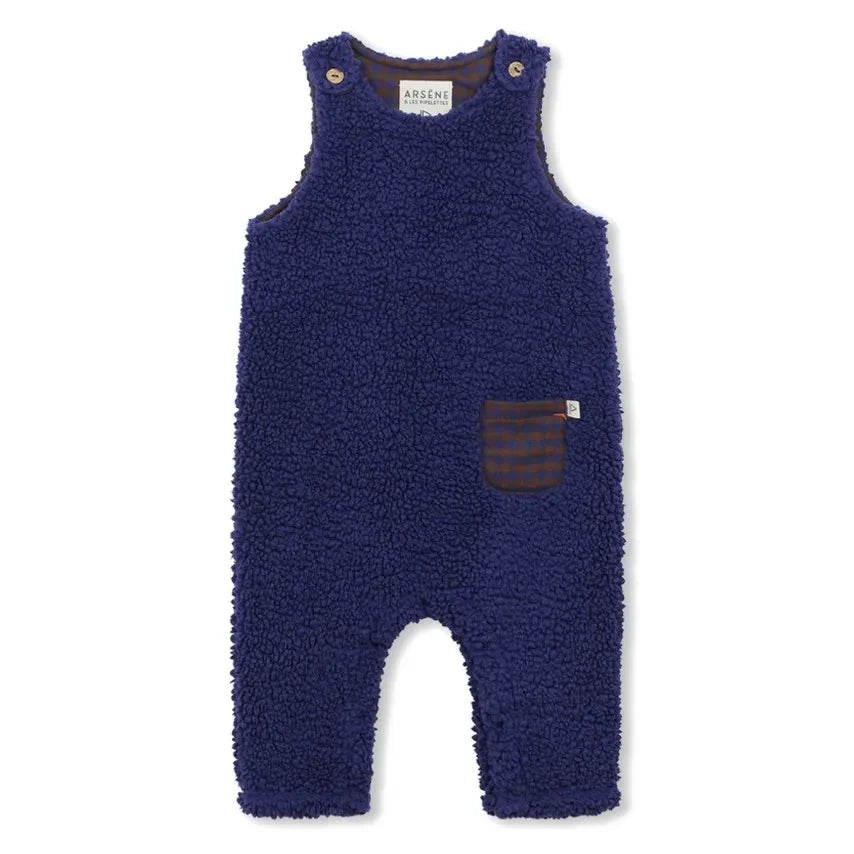 Arsène et Les Pipelettes - Latzhose im Sherpa-Stil | Marineblau