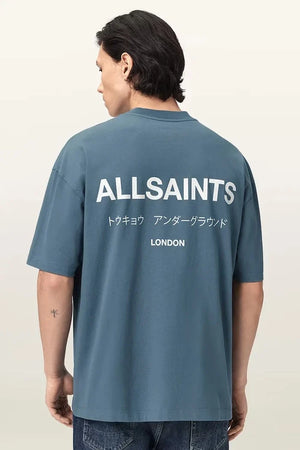 AllSaints Herren Baumwoll Oversize T-Shirt