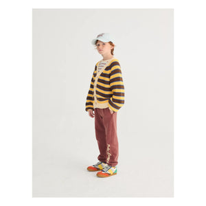 Bobo Choses - Bobo Choses Gestreiftes T-Shirt | Hellblau