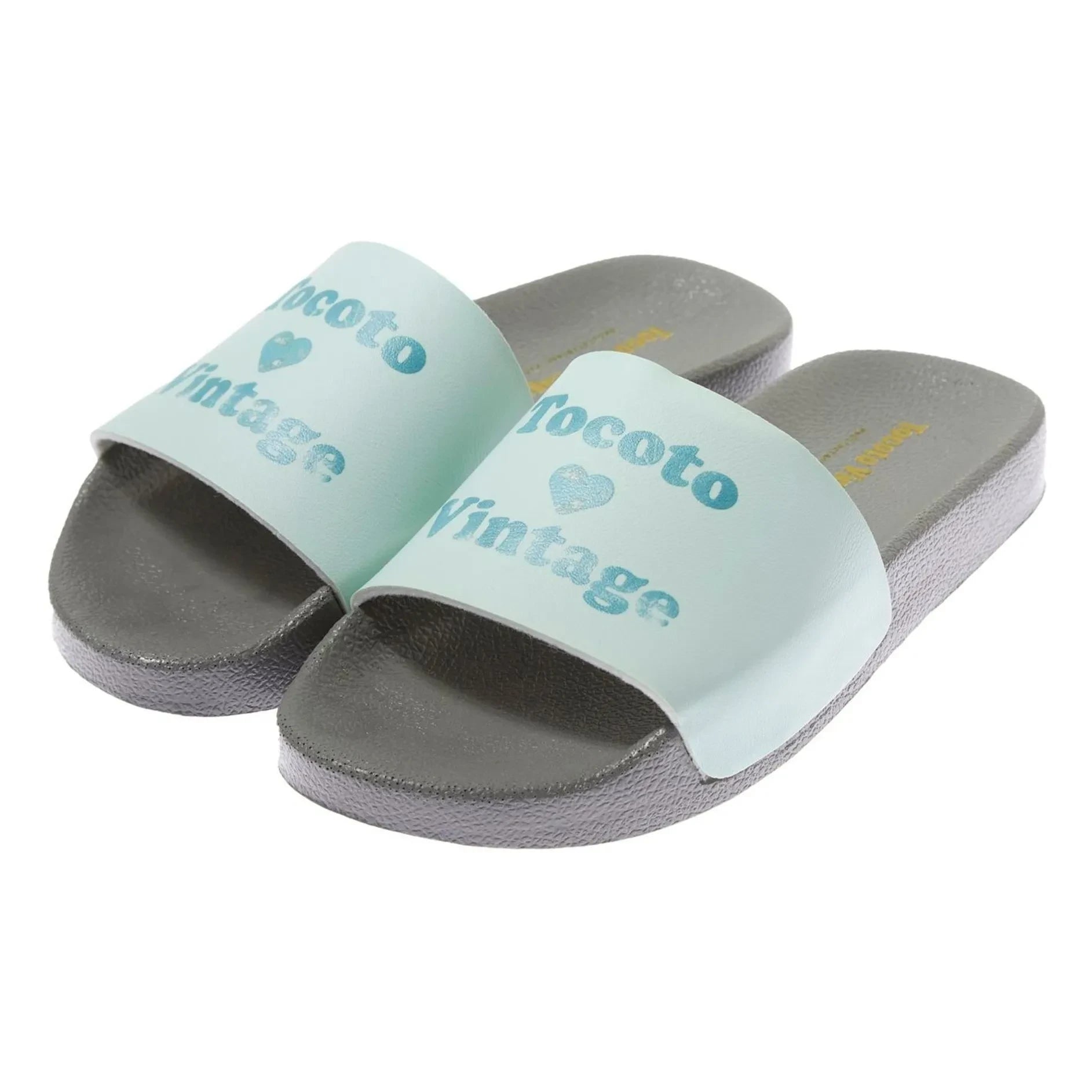 Tocoto Vintage - Bunte Badesandalen | Türkis