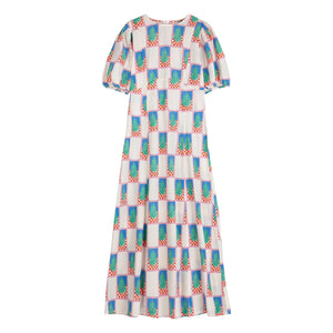 Bobo Choses - Perlbaumwollkleid | Blau