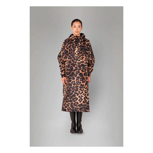 Rainkiss - Dunkler Leopard Wasserdichter Poncho - Damenkollektion | Braun