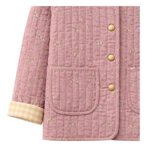 Lililotte - Valentina Fleurie Bio-Baumwolljacke | Dusty Pink
