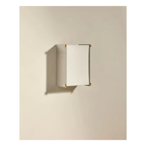 Maison Sarah Lavoine - Boxie Wandlampe aus gebürstetem Edelstahl | Stahl