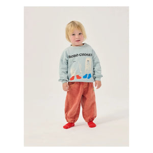 Bobo Choses - Sweat Ghosts Bobo Choses Bio-Baumwolle Baby | Hellblau