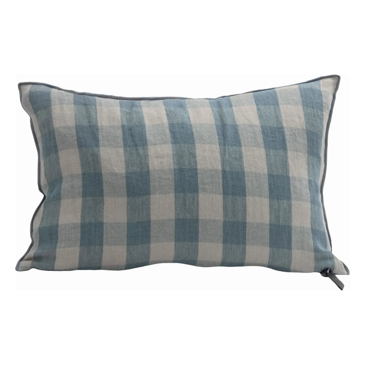 Ferienhaus - Vichy Cottage Washed Leinenkissen | Nuage