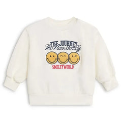 The New Society – Baby Smile Sweatshirt | Weiß