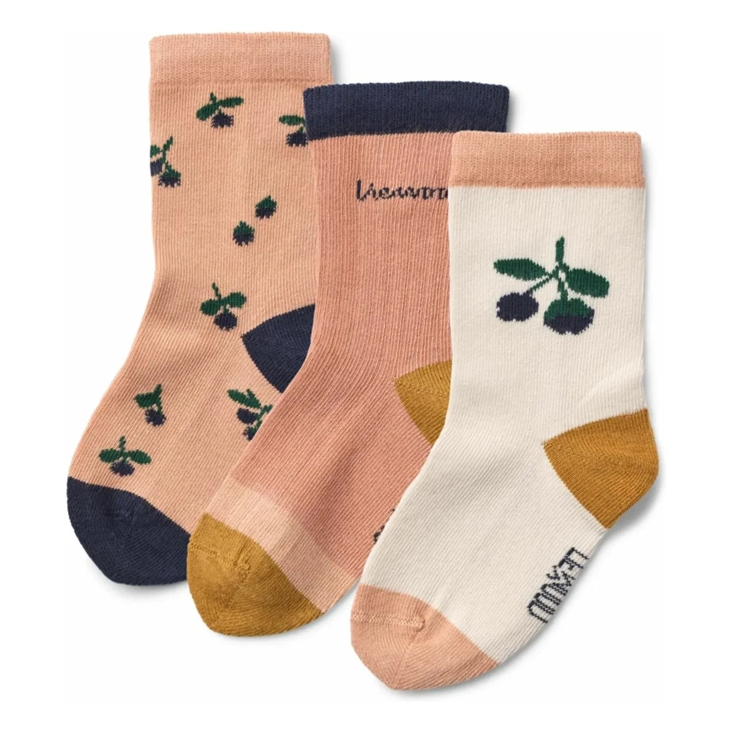 Liewood - 3er Set Socken Silas Berry | Rosa