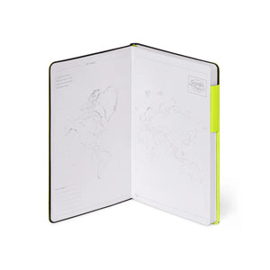 Legami - Noktalı Defter Monokrom Yumuşak Kapaklı - Chartreuse - Not Defterim