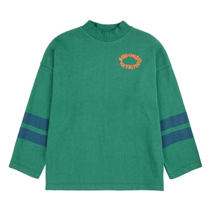 Bobo Choses - T-Shirt mit Stehkragen aus Bio-Baumwolle, Tic Tac Toe | Grün