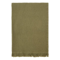 Haomy - Timor Wabenstruktur Badetuch | Khaki