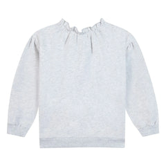 Bonton - Gepunktete New York Fleece-Strickjacke | Grau