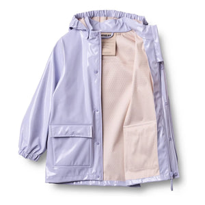 Wheat - Ollo Waxed Recycled Fibre Wasserdichte Jacke | Lila