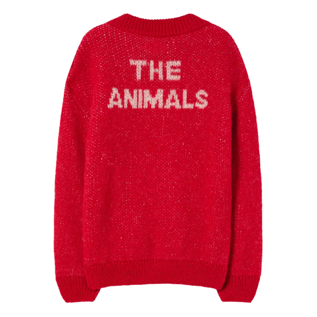 The Animals Observatory - Plain Bull Pullover - The Animals Observatory X Smallable Exklusiv | Rot