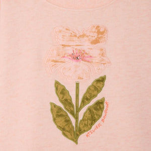 Bonpoint - Myla Fleur Bio-Pamuk-Sweatshirt | Pembe